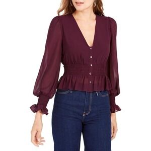 Lucy‎ Paris Smocked Blouse